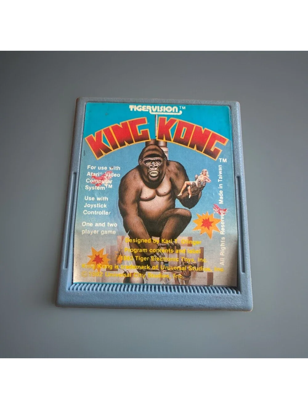 King Kong (Atari 2600, 1982) Cartridge Only And Works Properly